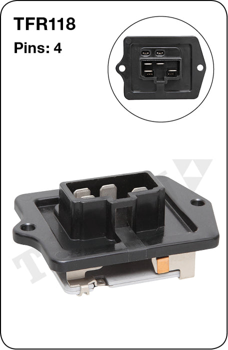 TFR118 - Heater Fan Resistor (Genuine Quality)