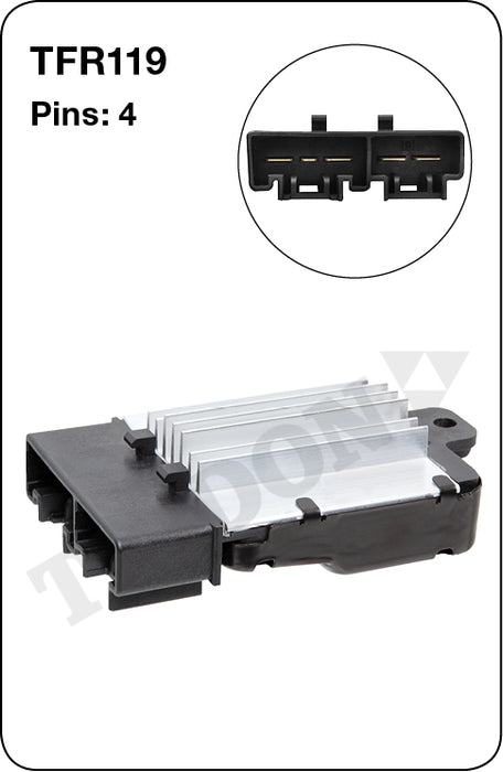TFR119 - Heater Fan Resistor (Genuine Quality)