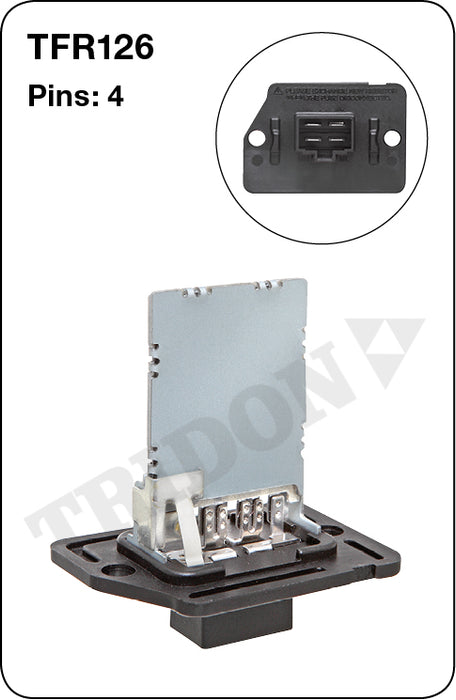 TFR126 - Heater Fan Resistor (Genuine Quality)