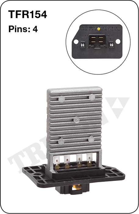TFR154 - Heater Fan Resistor (Genuine Quality)