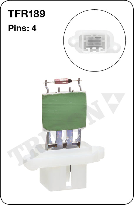 TFR189 - Heater Fan Resistor (Genuine Quality)
