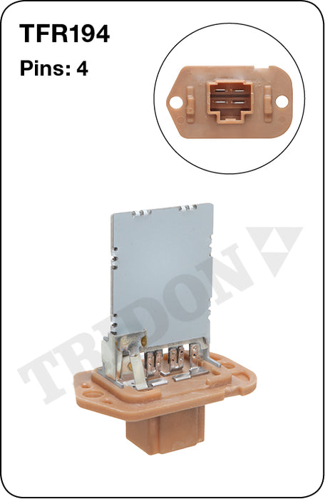 TFR194 - Heater Fan Resistor (Genuine Quality)