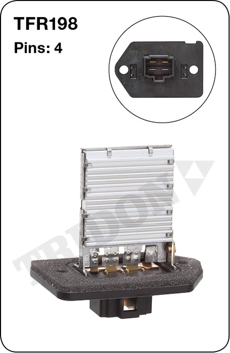 TFR198 - Heater Fan Resistor (Genuine Quality)