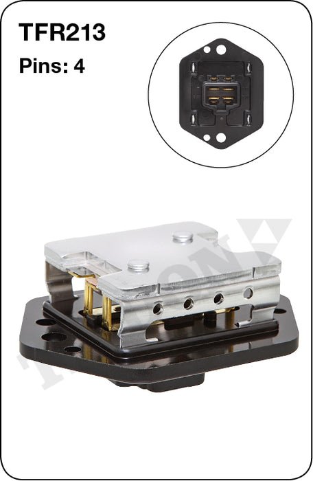 TFR213 - Heater Fan Resistor (Genuine Quality)