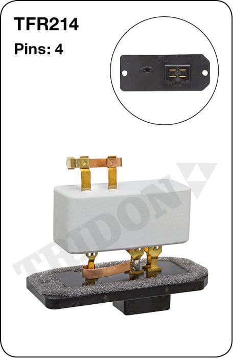 TFR214 - Heater Fan Resistor (Genuine Quality)