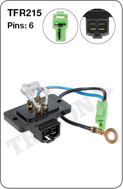TFR215 - Heater Fan Resistor (Genuine Quality)