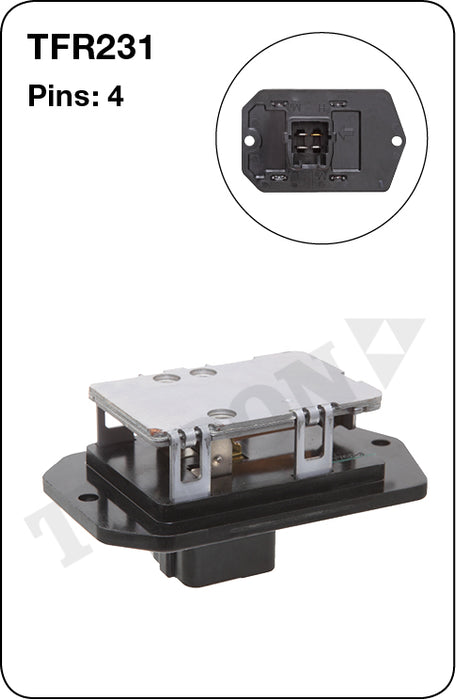 TFR231 - Heater Fan Resistor (Genuine Quality)