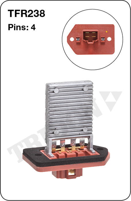 TFR238 - Heater Fan Resistor (Genuine Quality)