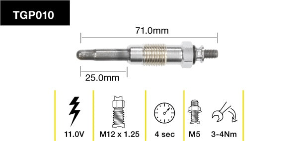 TGP010 - Glow Plug