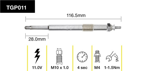 TGP011 - Glow Plug