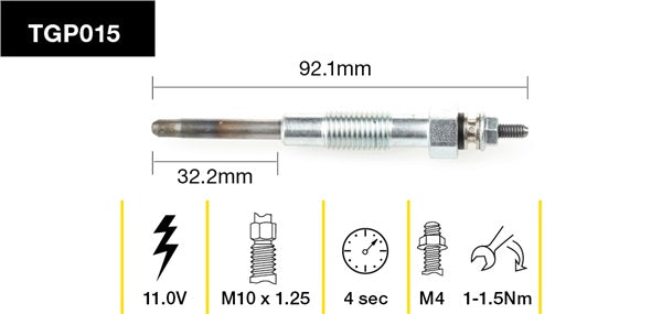 TGP015 - Glow Plug