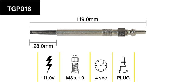 TGP018 - Glow Plug