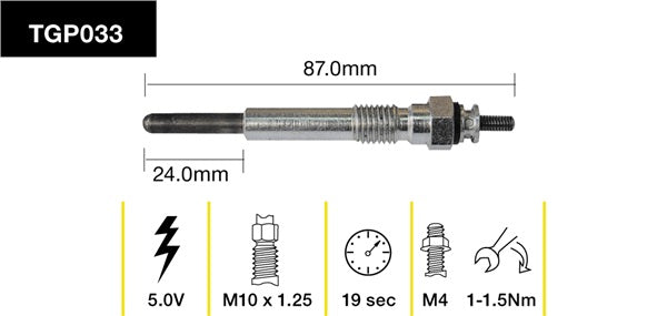 TGP033 - Glow Plug