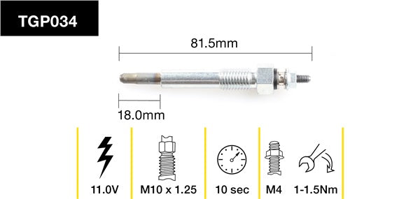 TGP034 - Glow Plug