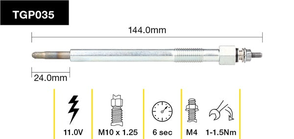 TGP035 - Glow Plug
