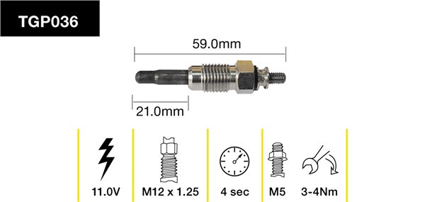 TGP036 - Glow Plug