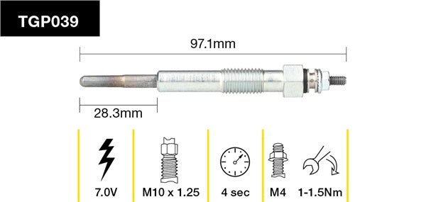 TGP039 - Glow Plug
