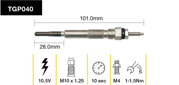 TGP040 - Glow Plug