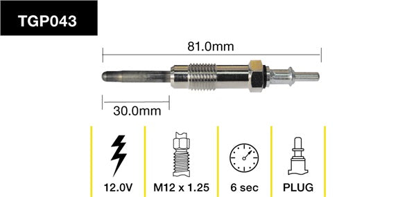 TGP043 - Glow Plug