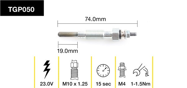 TGP050 - Glow Plug
