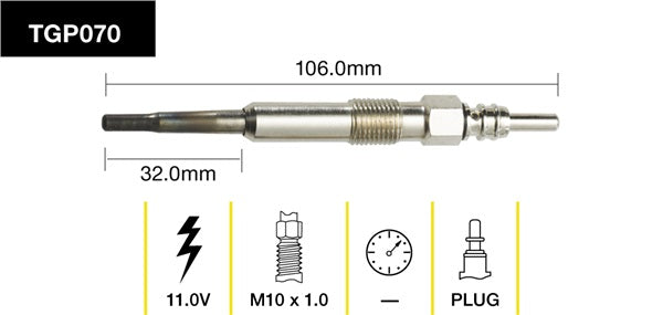TGP070 - Glow Plug