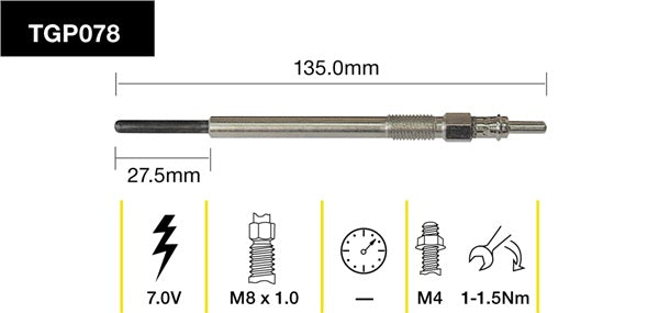 TGP078 - Glow Plug
