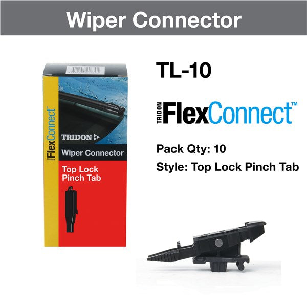TL-10 - Wiper Connector Tridon Flexconnect™ Top Lock 10 Pack