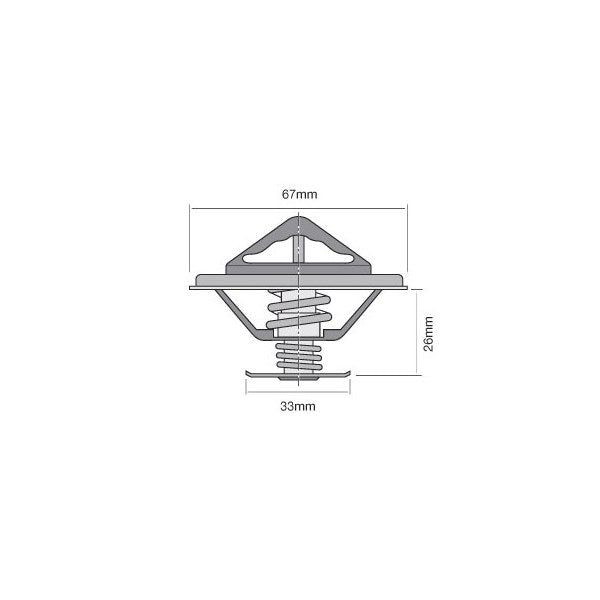 TT274-180 - Thermostat (High Flow)