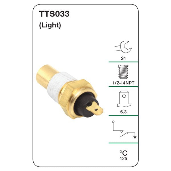 TTS033 - Water Temperature Switch (Warning Light)