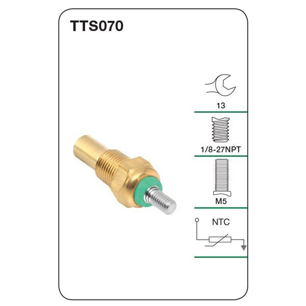 TTS070 - Water Temperature Sender (Gauge)