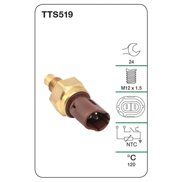 TTS519 - Water Temperature Switch (Warning Light and Gauge)