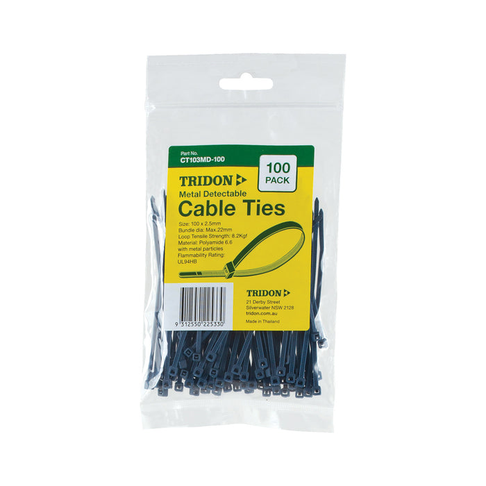 CT103MD-100 - Cable Tie - Metal Detectable