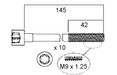 HEAD BOLT SET MITSUBISHI 4A91 - HBS251