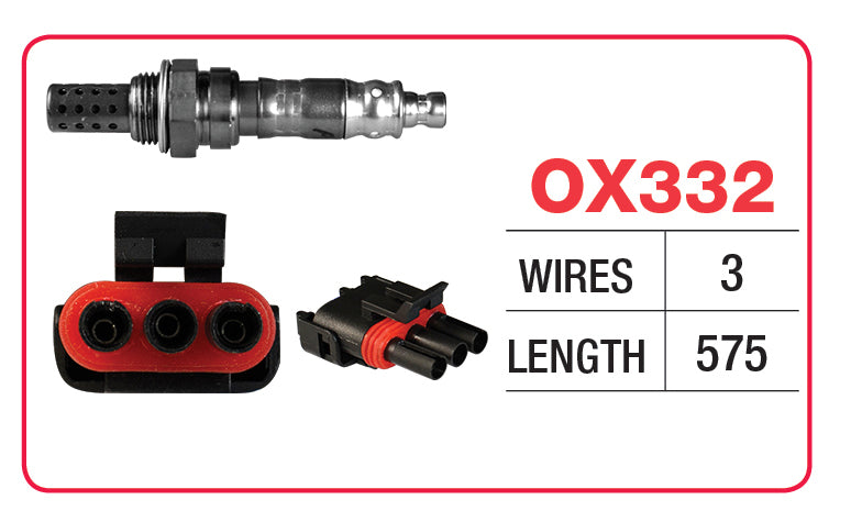 OX SENSOR 3 WIRE DIRECT - OX332