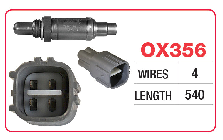 OX SENSOR - TOYOTA 4 WIRE - OX356