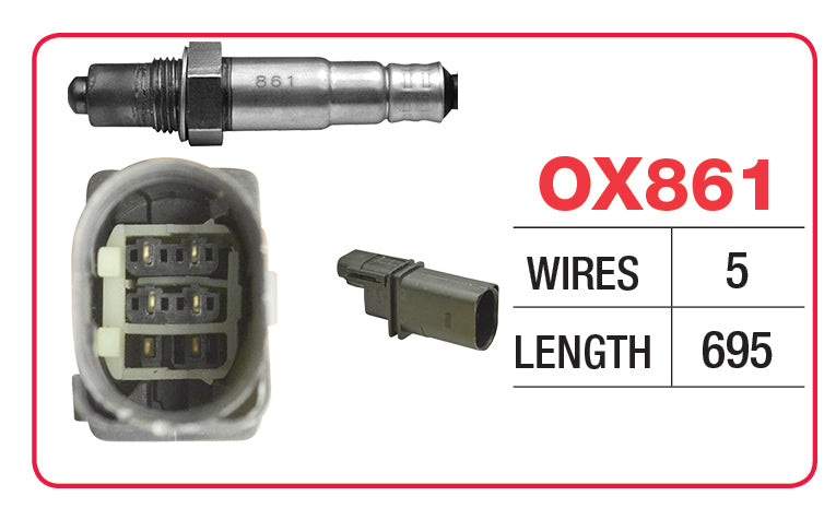 OXYGEN SENSOR - FIAT - OX861