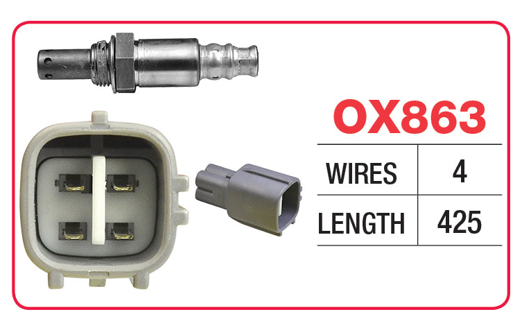OXYGEN SENSOR - LEXUS - OX863