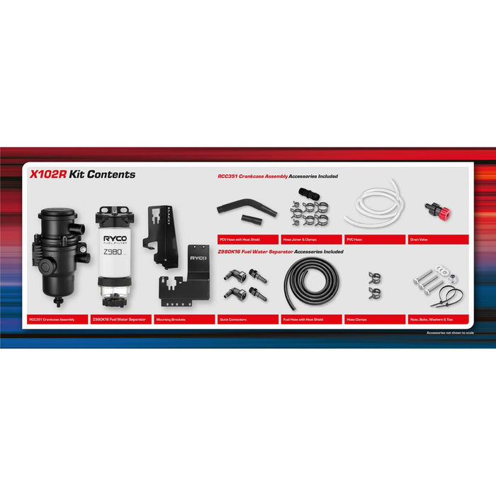 Ryco 4x4 Filtration Upgrade Kit - X102R