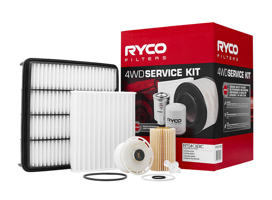 Ryco Filter Service Kit with Cabin Air Filter - RSK18C