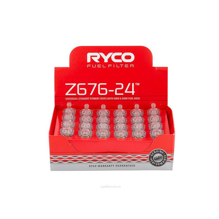 Ryco Multi-Fit Fuel Filter 24 Pack - Z676-24