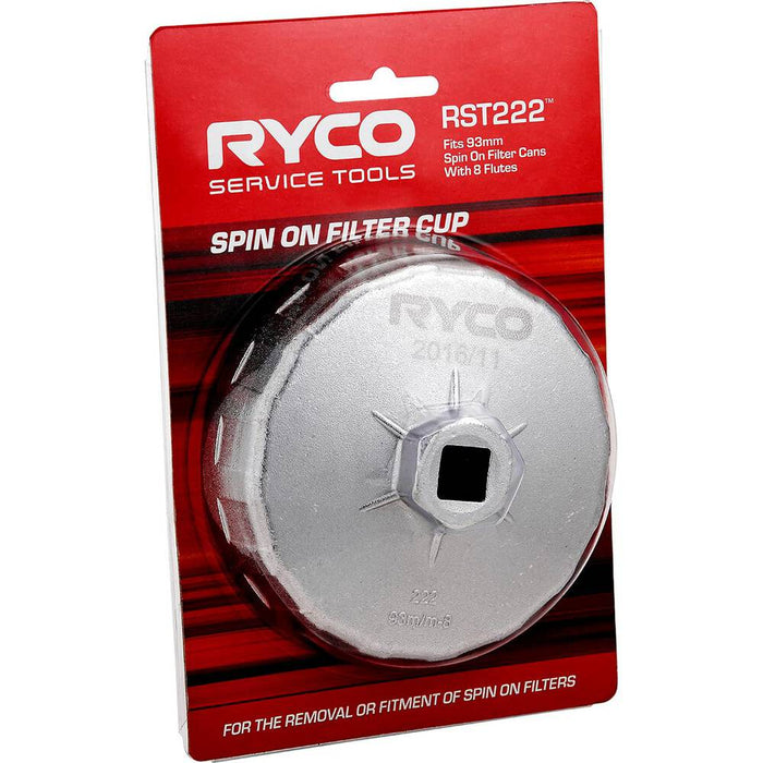 Ryco Oil Filter Cup Wrench - RST222
