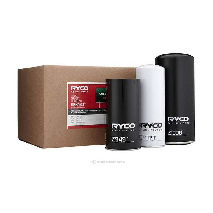 Ryco Service Kit to suit CAT CAT C15/C16/3406/C9/C10/C12/C13 Engines  - RSK160