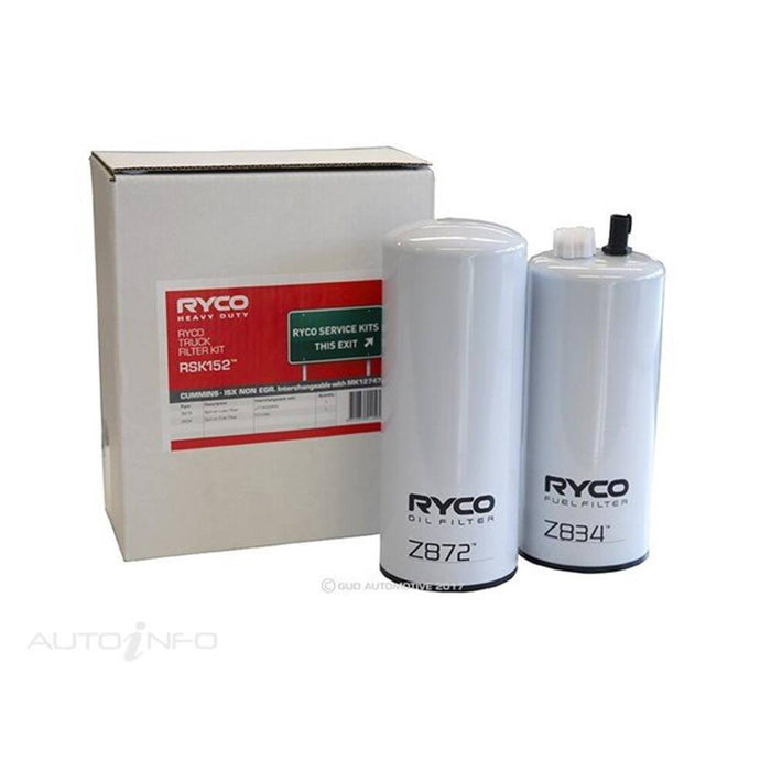 Ryco Service Kit to suit Cummins ISX/Signature e5 Non EGR Engines  - RSK152