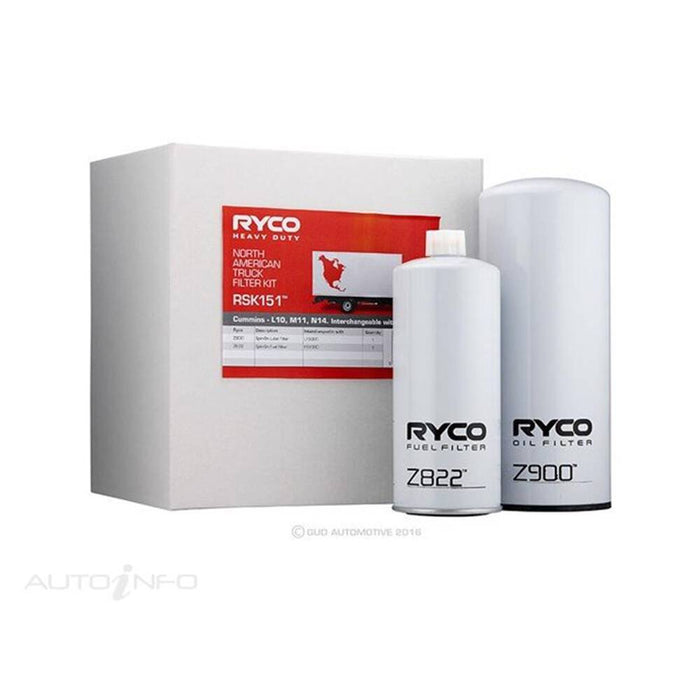 Ryco Service Kit to suit Cummins L10/M11/N14 Engines  - RSK151