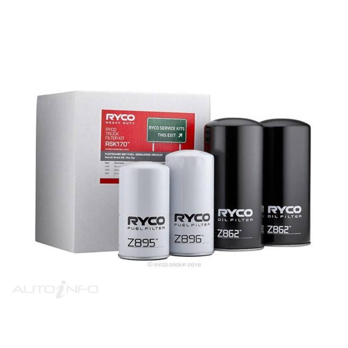 Ryco Service Kit to suit Detroit Series 60 Non EGR Engine - RSK170