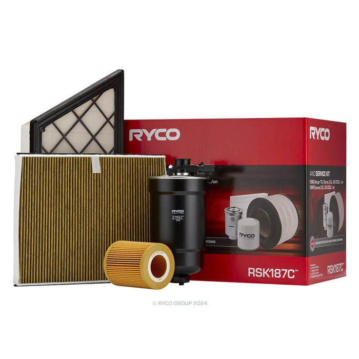 Ryco Service Kit to suit Ford Ranger T 6.2 Series/Ford Everest - RSK187C
