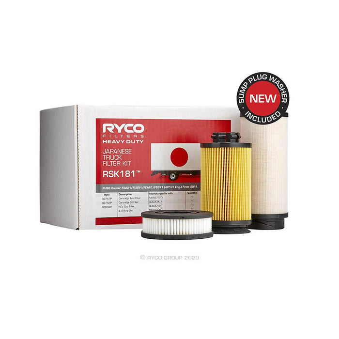 Ryco Service Kit to suit Fuso Canter FB/FE/FG - RSK181
