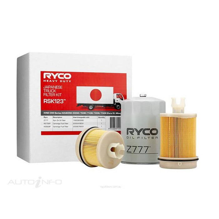 Ryco Service Kit to suit Hino 300 XKU6../XKU7../XZU6../XZU7 - RSK123