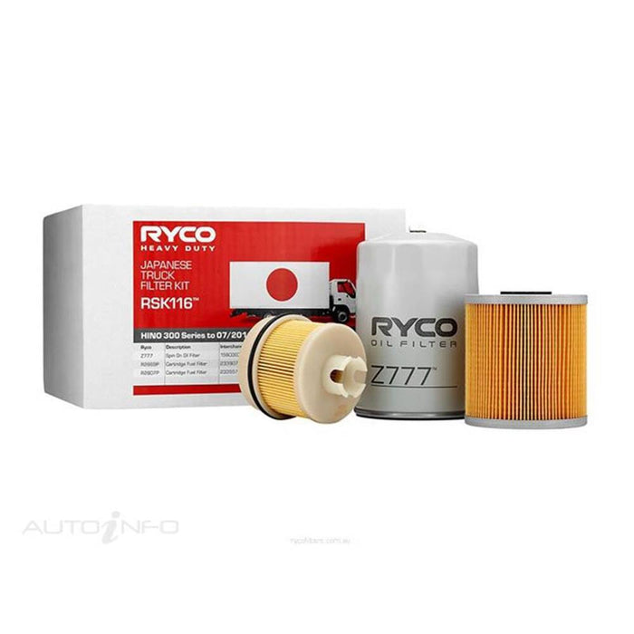 Ryco Service Kit to suit Hino 300 XZU3../XZU4 - RSK116