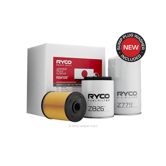 Ryco Service Kit to suit Hino 500 FG8J/FL8JT - RSK128